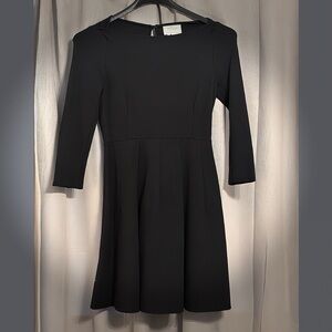 Iconic Kate Spade Black Fit & Flare Dress – Classic Elegance